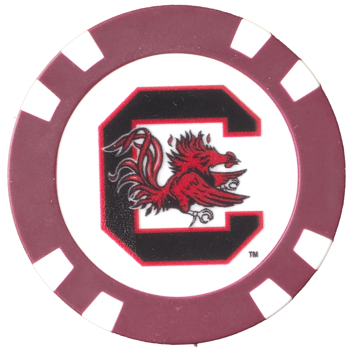 South Carolina Gamecocks Poker Chip Ball Marker