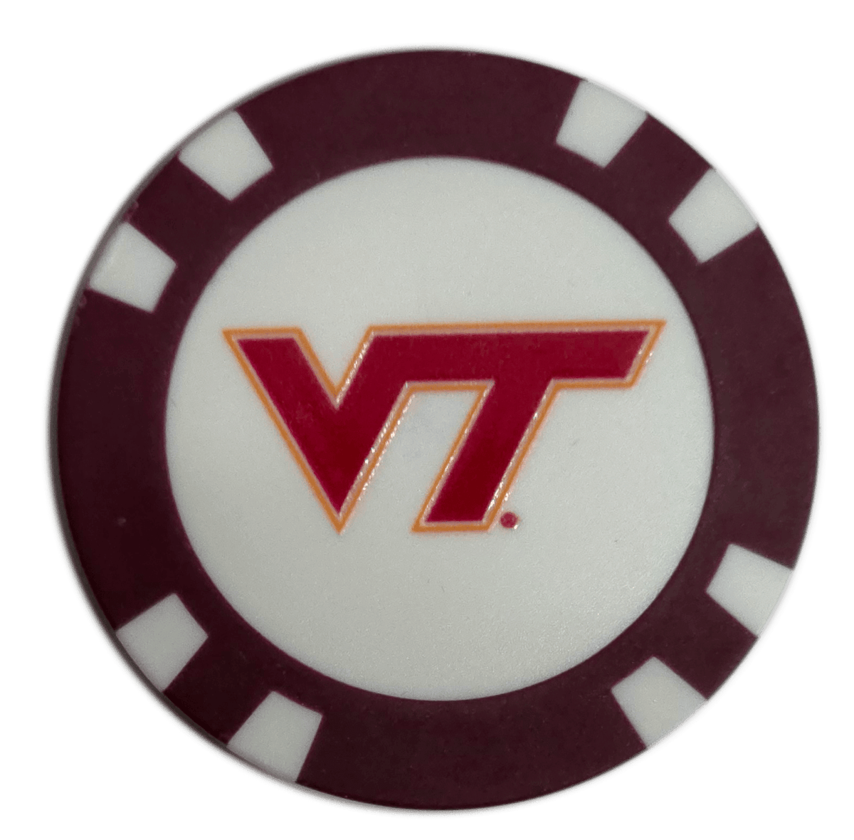 Virginia Tech Hokies Poker Chip Ball Marker