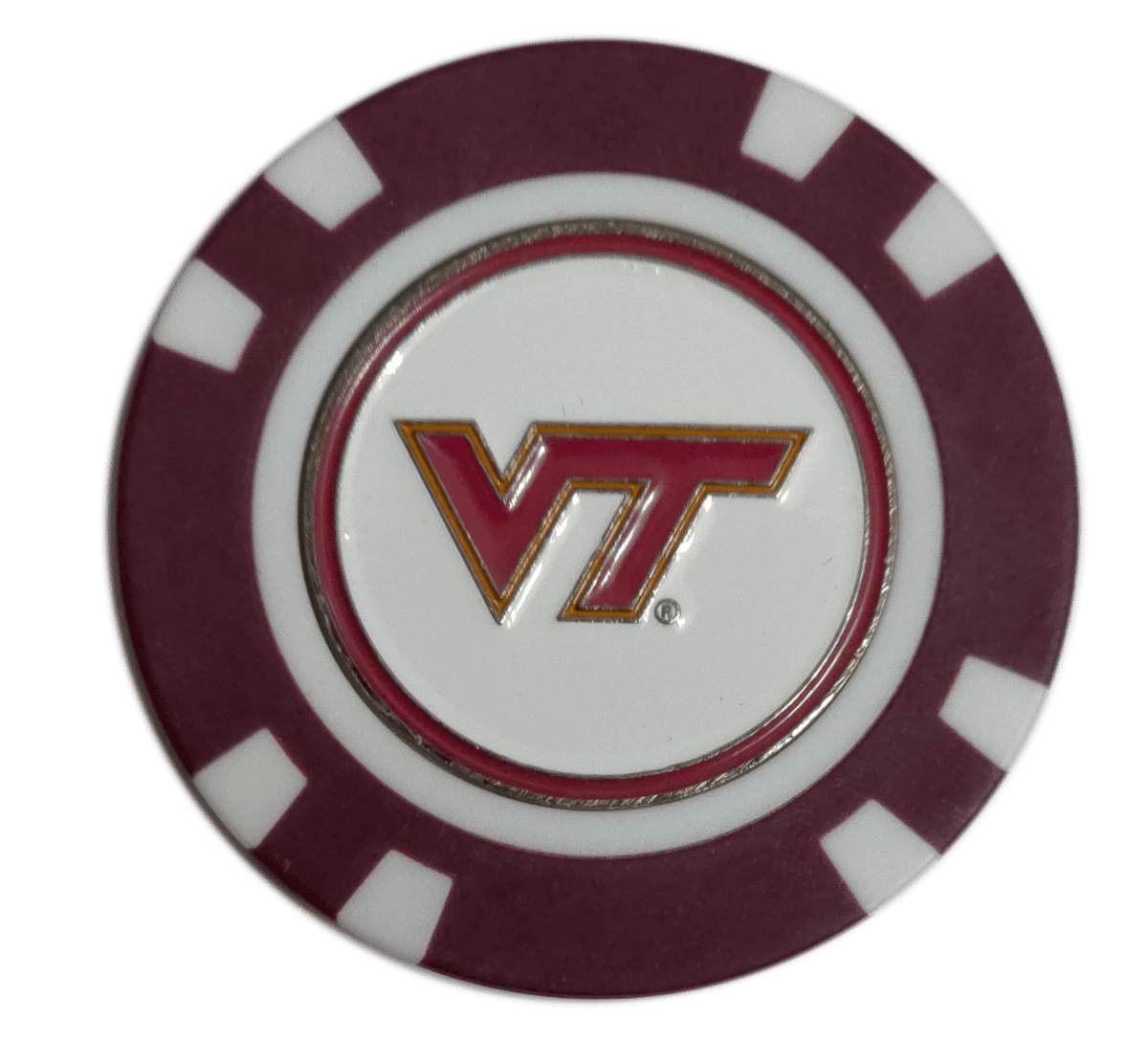 Virginia Tech Hokies Poker Chip Ball Marker