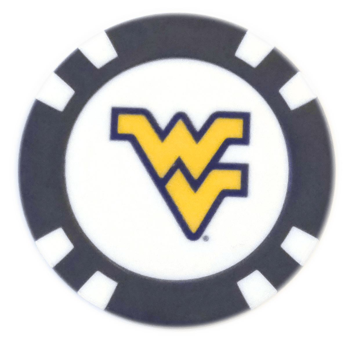 West Virginia Mountaineers Poker Chip Ball Marker