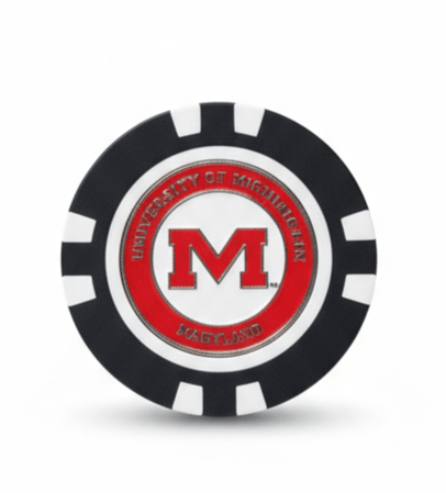 Ole Miss Rebels Poker Chip Ball Marker