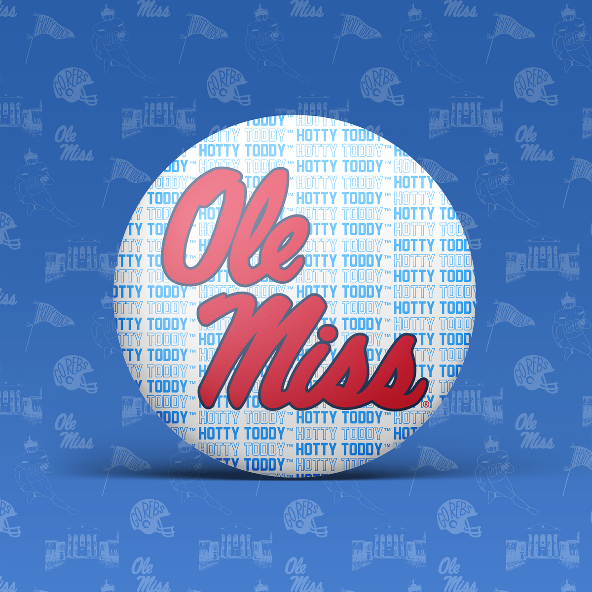 Ole Miss Logo Button