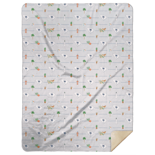 South Carolina Plush Throw Blanket 60x80 Meaningful Reminder of Home