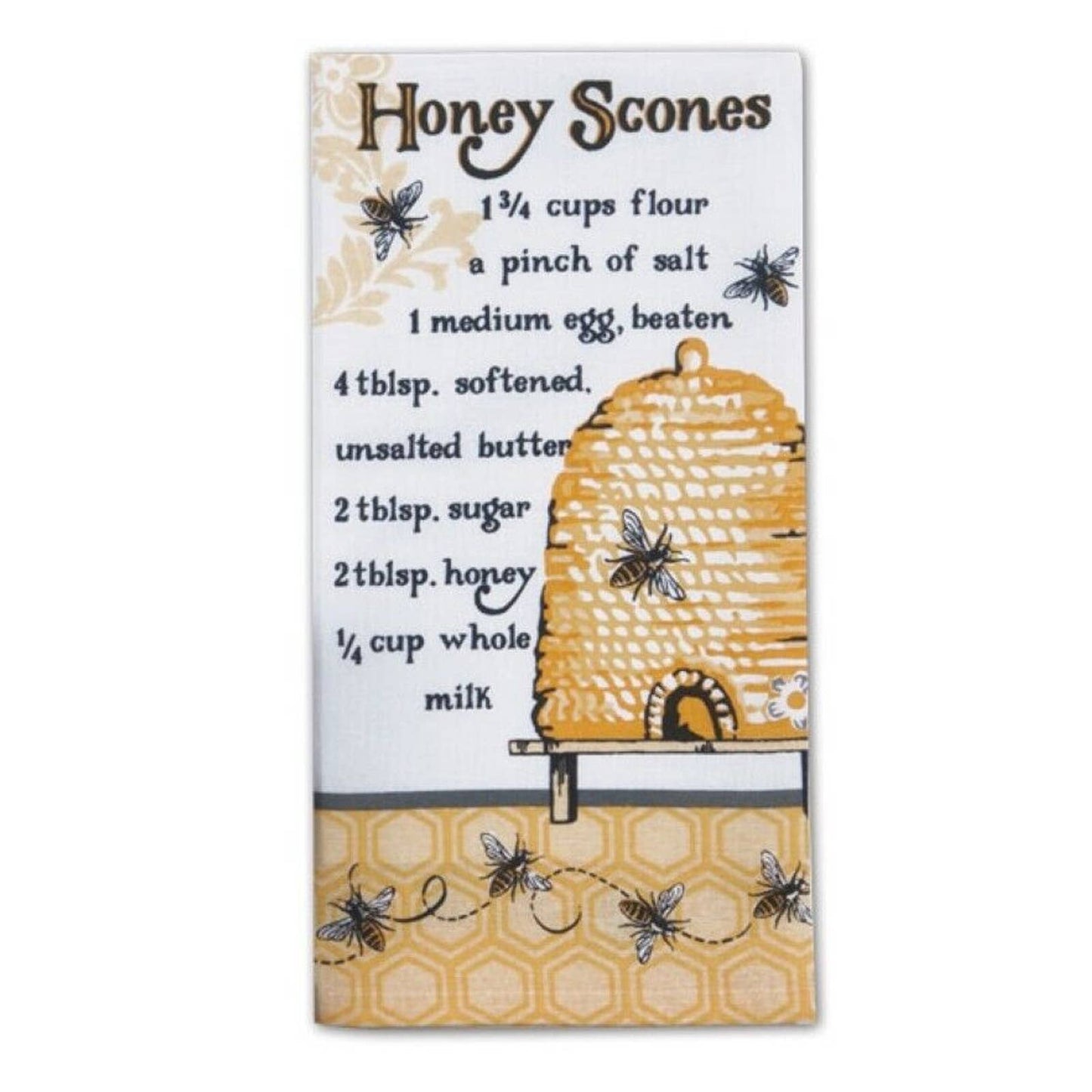 Honey Scones Recipe Flour Sack Towel
