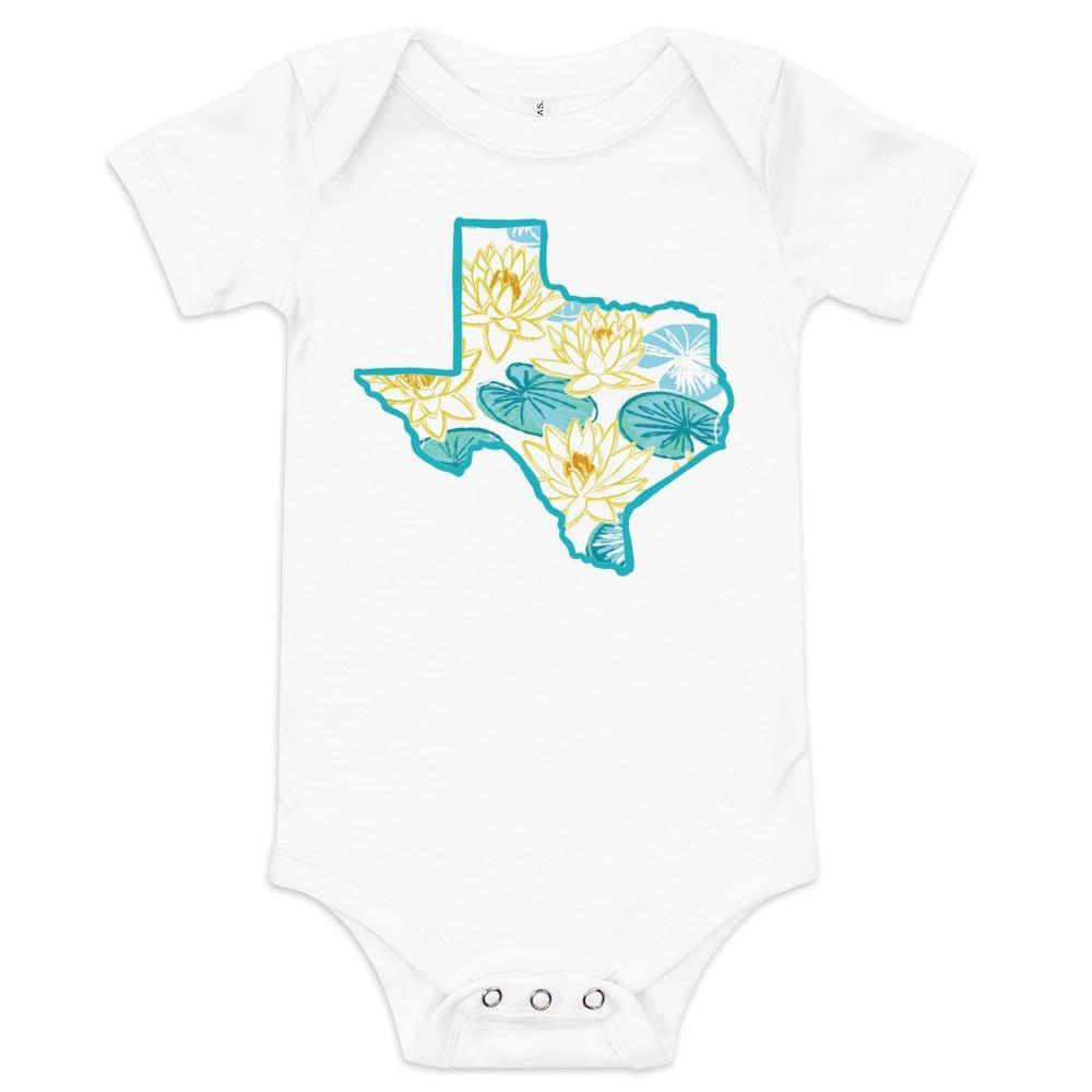 Texas Dawn Baby short sleeve one piece Everyday Newborn Outfit