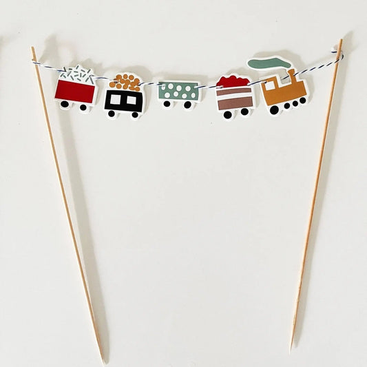 Train Cake Banner