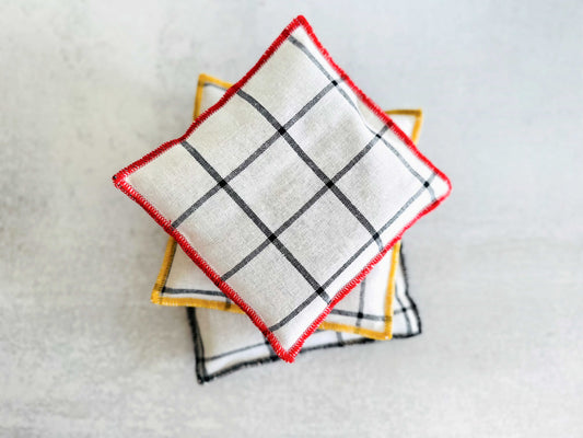 Windowpane Linen Lavender Sachets