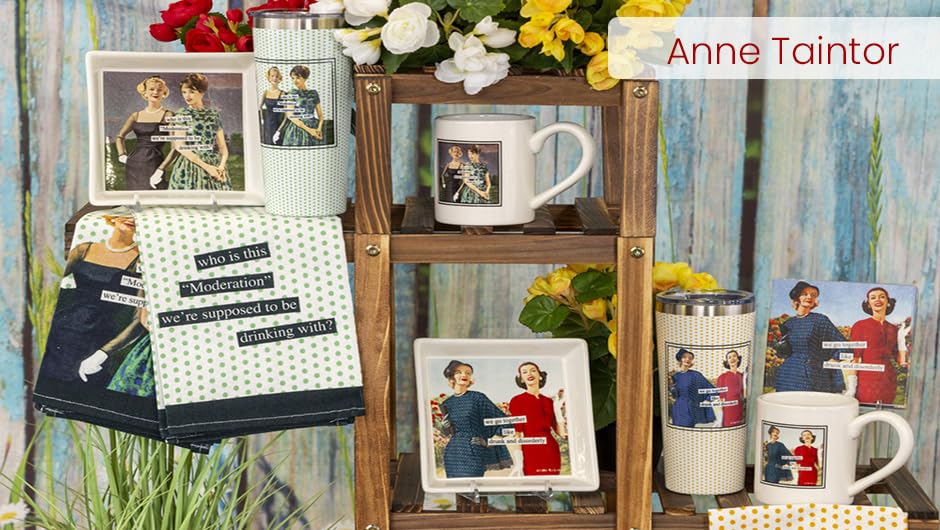 Anne Taintor "Domestically Disabled" Cocktail Napkins – Set of 20