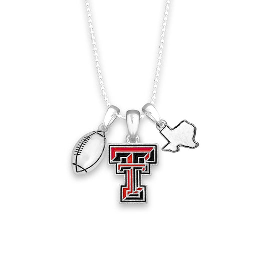 Texas Tech Red Raiders Football Accent Necklace