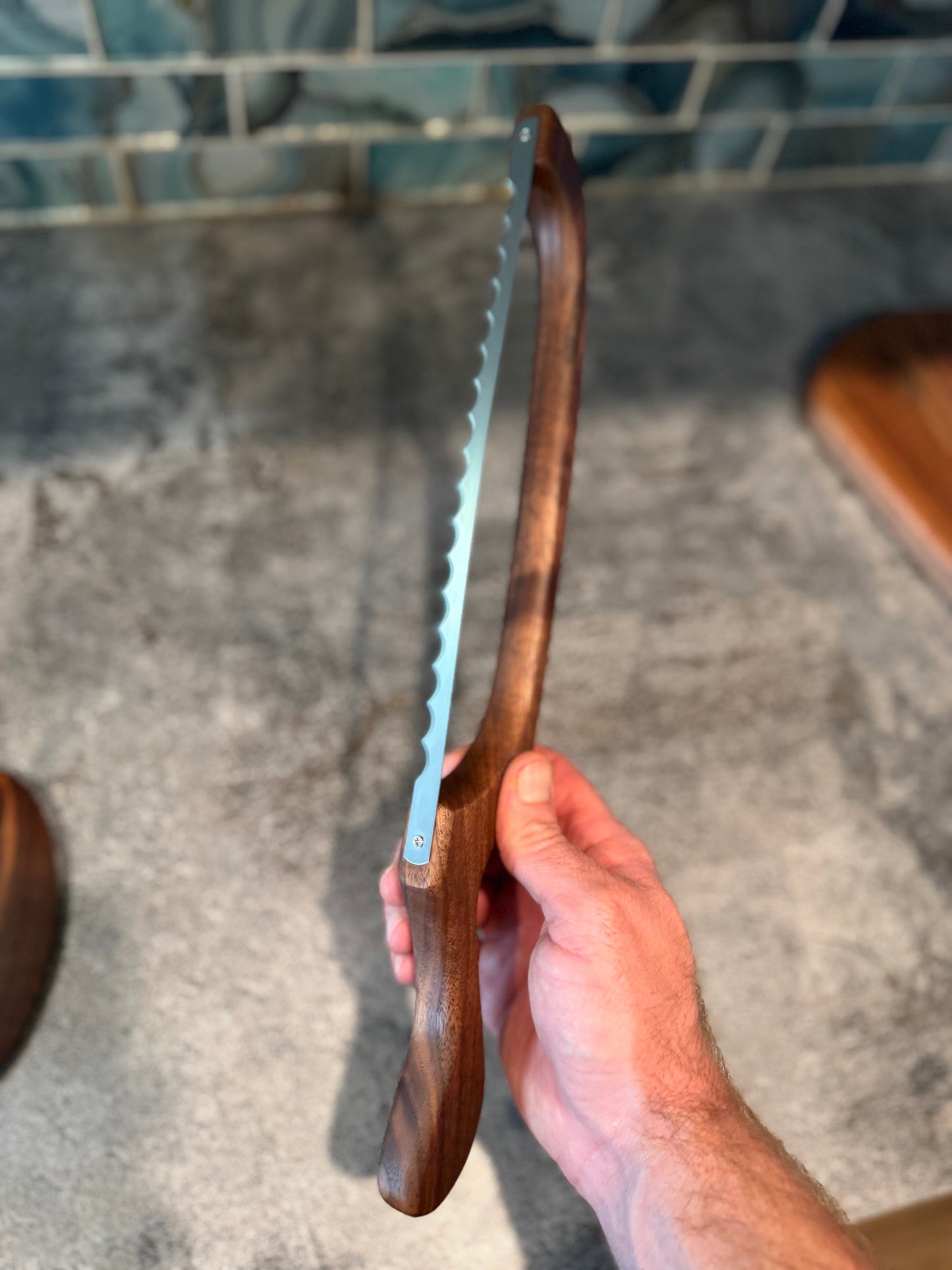Complete Sourdough Makers Set- Handcrafted Walnut Baking Tools