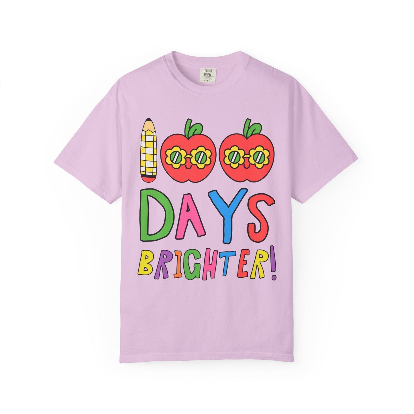 100 Days Brighter T-Shirt with Apples