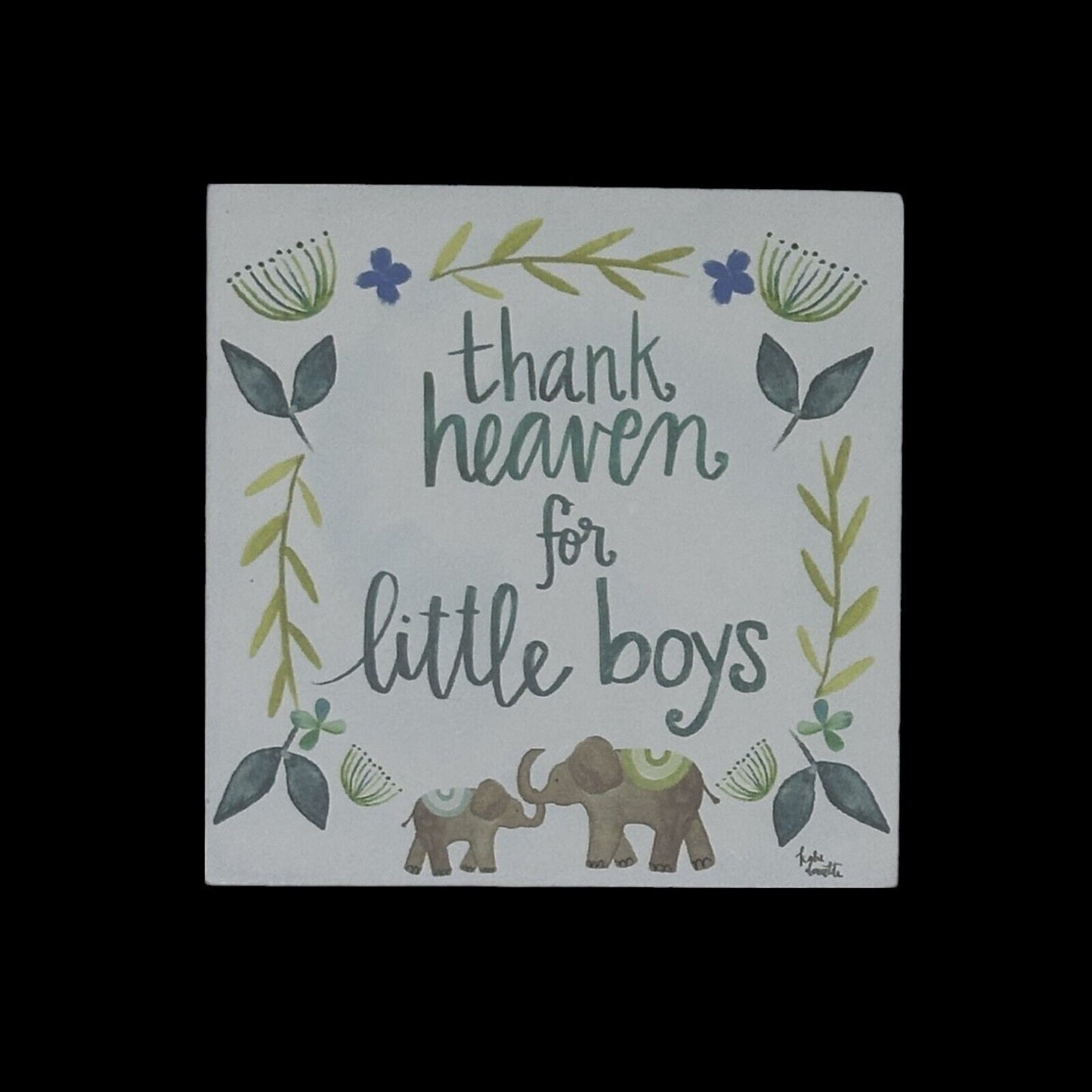 Thank Heaven for Little Boys, Box Sign