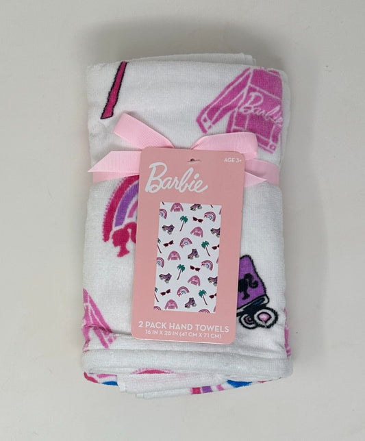 Barbie Retro Rainbows and Roller Skates Hand Towels