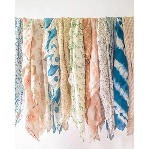 Crane Baby Caspian Collection, Single Swaddle Wraps