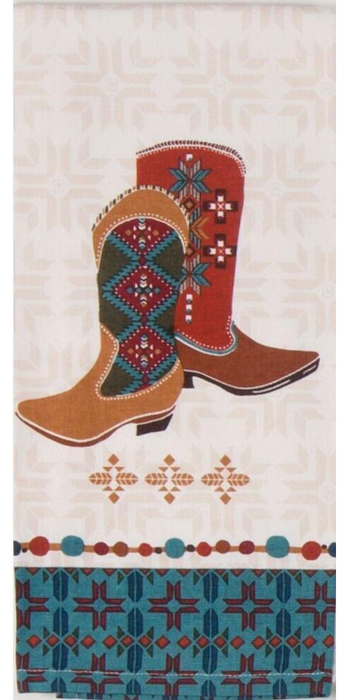Southwest at Heart Boots Tea Towel