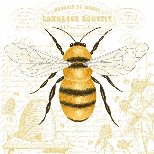 Queen Bee Cotton Flour Sack Tea Towels Wrapped Ribbon Housewarming Gift