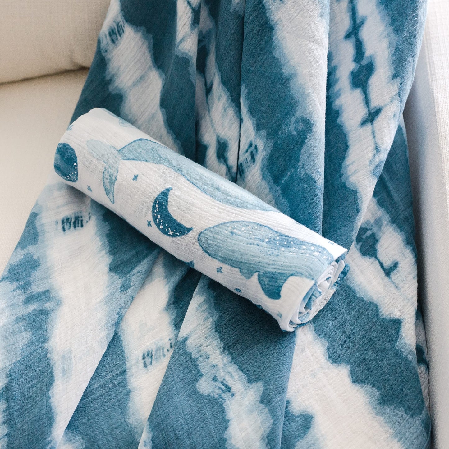 Crane Baby Caspian Collection, Single Swaddle Wraps