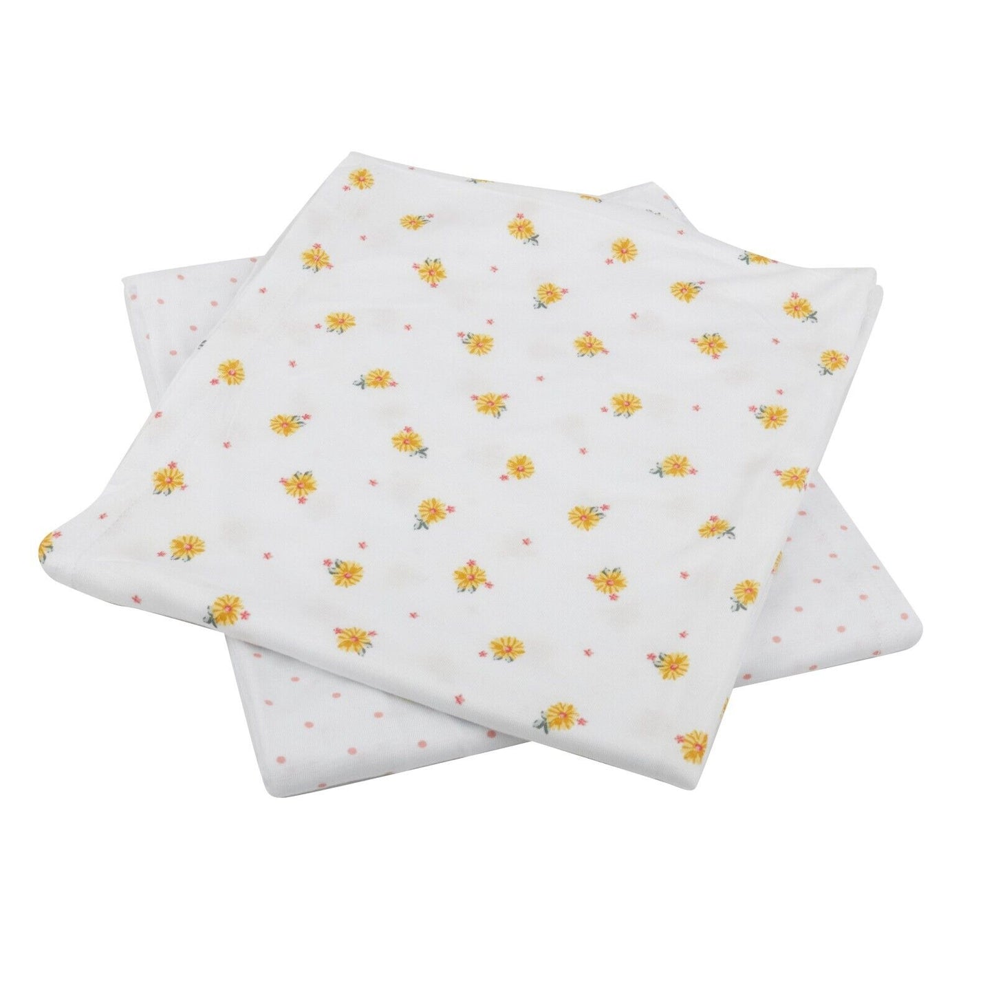 Milkberry Daisy and Polka Dots Swaddle Blankets