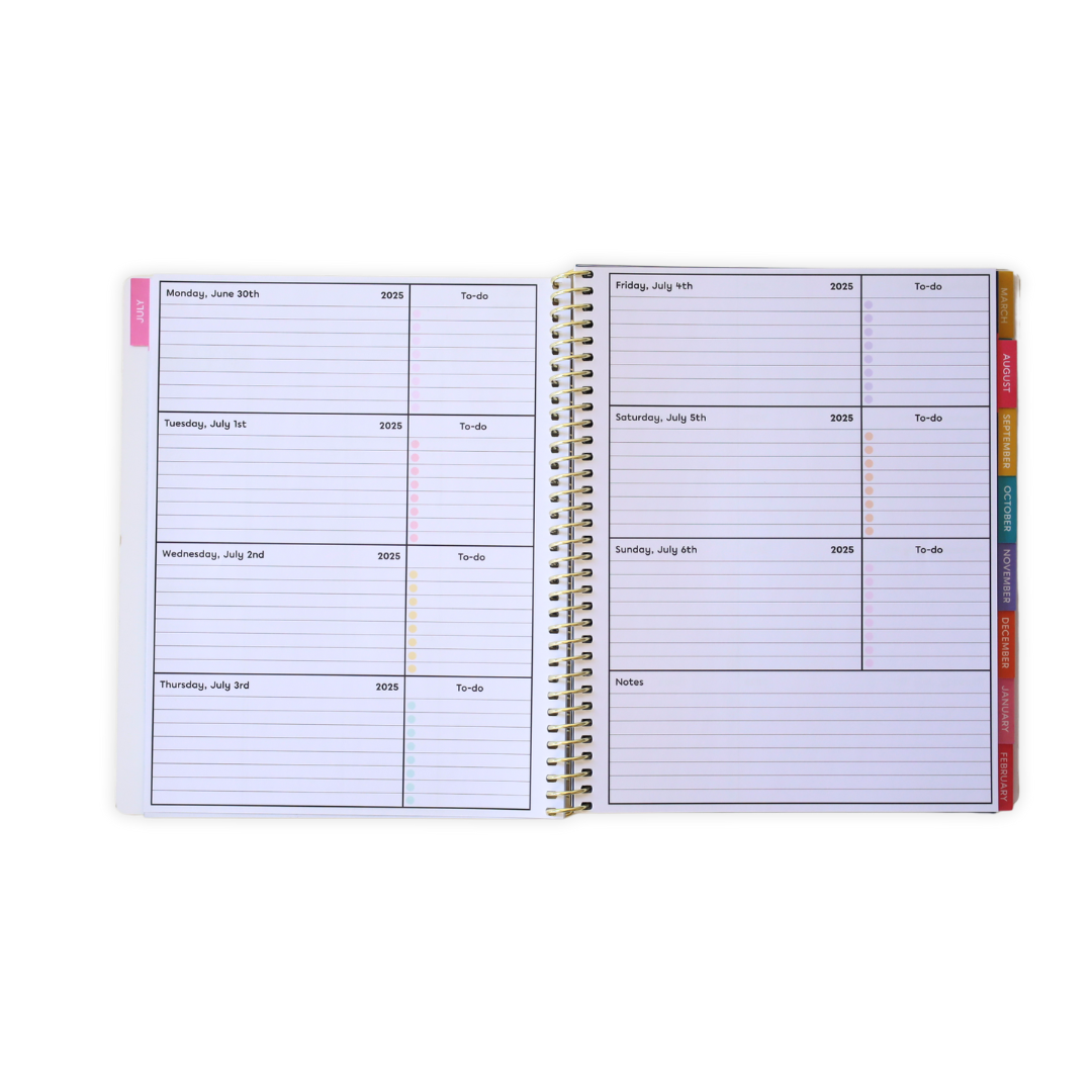 Gimme Multicolor Stripes - WEEKLY Everyone™ Planner by BERTEAU & Co.