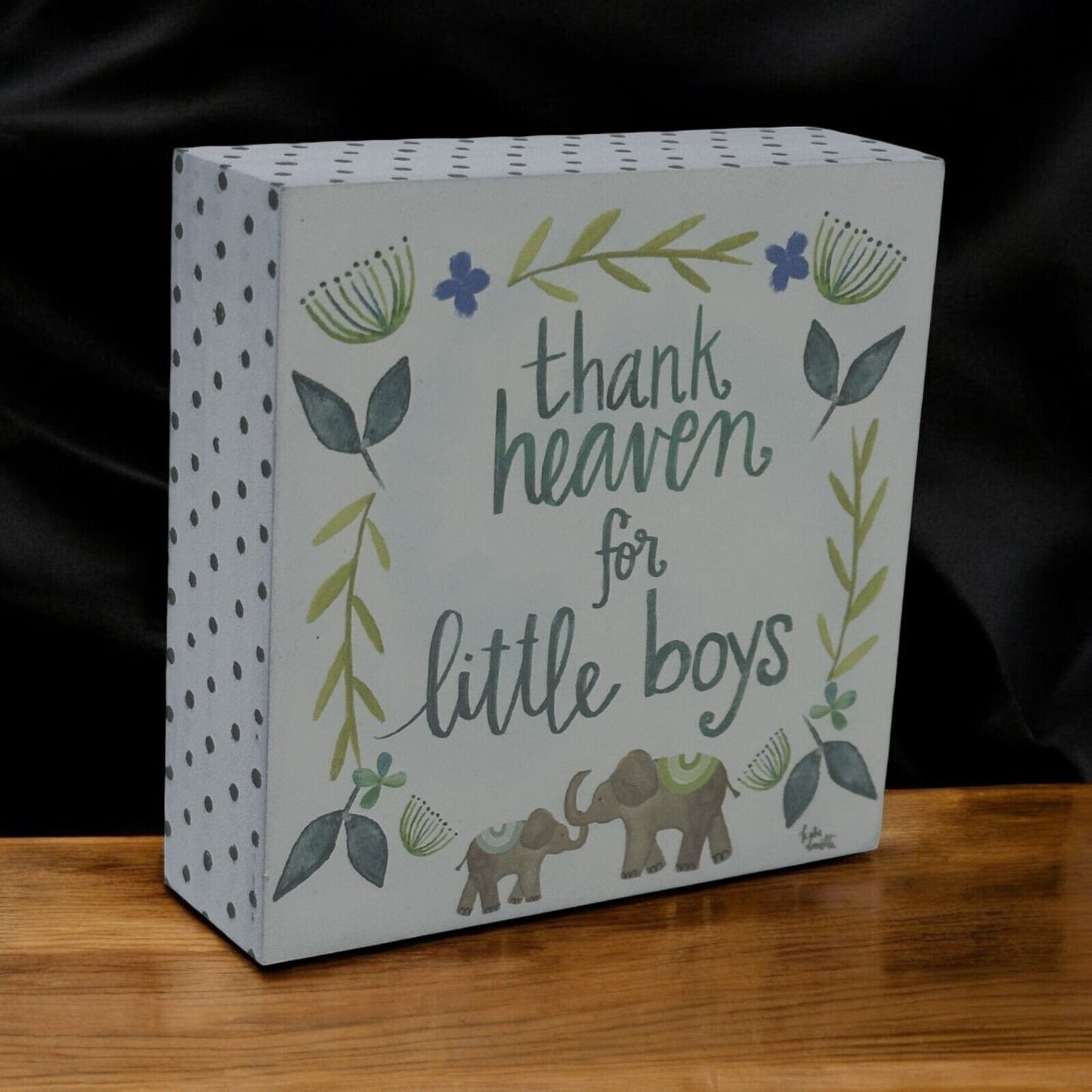 Thank Heaven for Little Boys, Box Sign