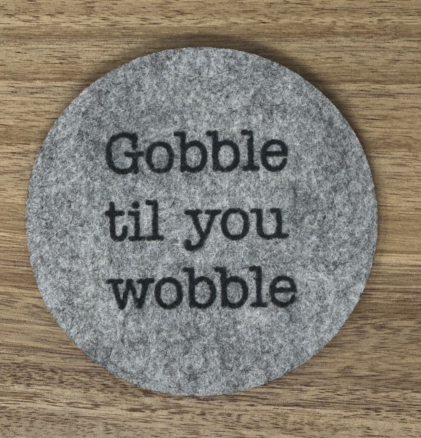 Thanksgiving Felt Drink Coasters