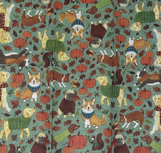 Decoupage Napkins Fall Dogs Puppies Halloween Thanksgiving Pumpkins Cocktail Paper Crafts