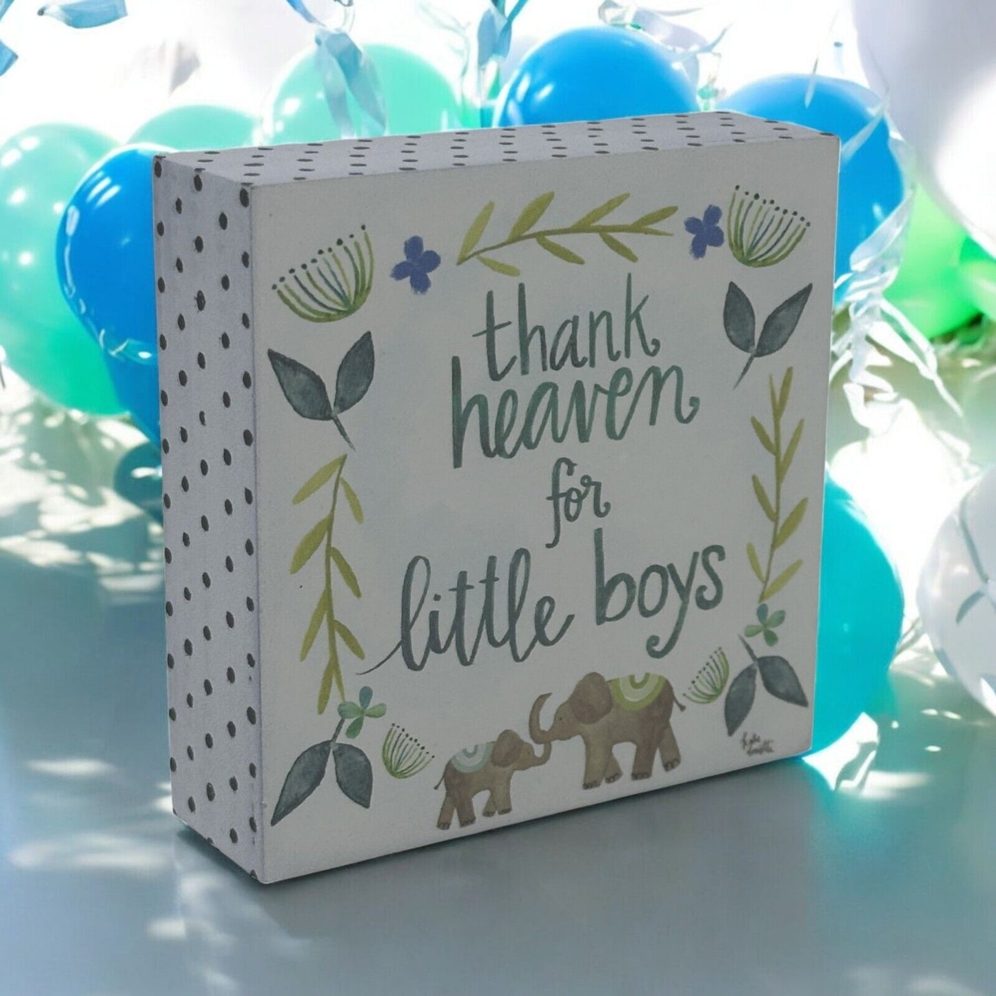 Thank Heaven for Little Boys, Box Sign