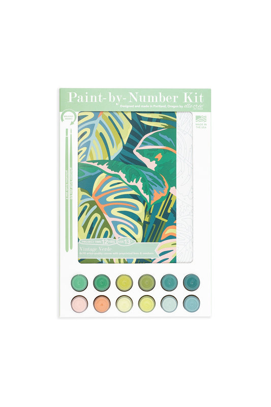 Vintage Verde | 8x10 paint-by-number kit