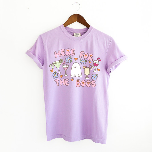 Here for the Boos Oversized Adult Tee