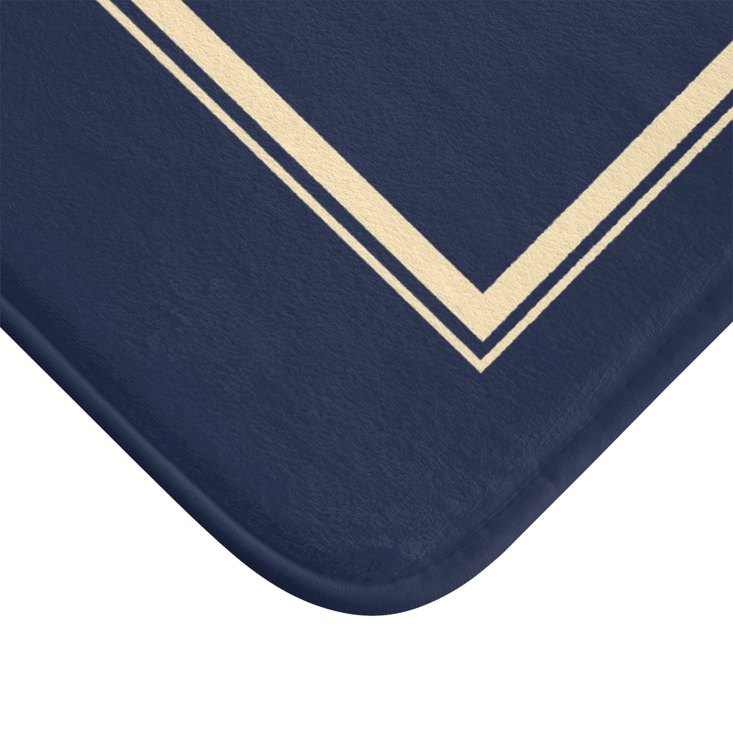 C'est la vie Bath Mat, Grey Blue | Chic Bathroom Decor