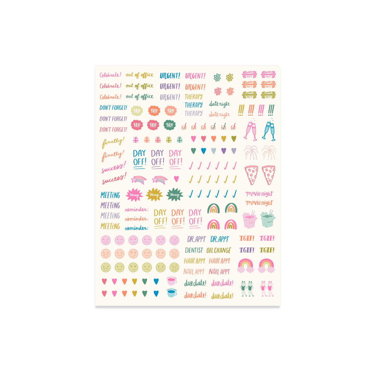 Planner Sticker Sheets