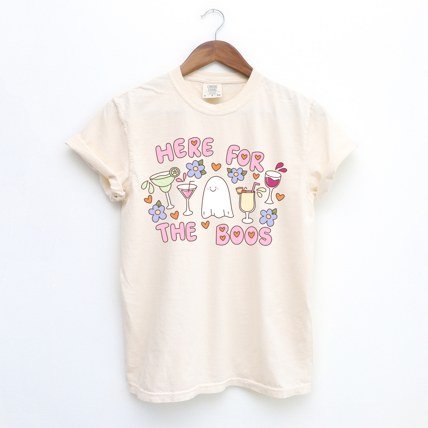 Here for the Boos Oversized Adult Tee