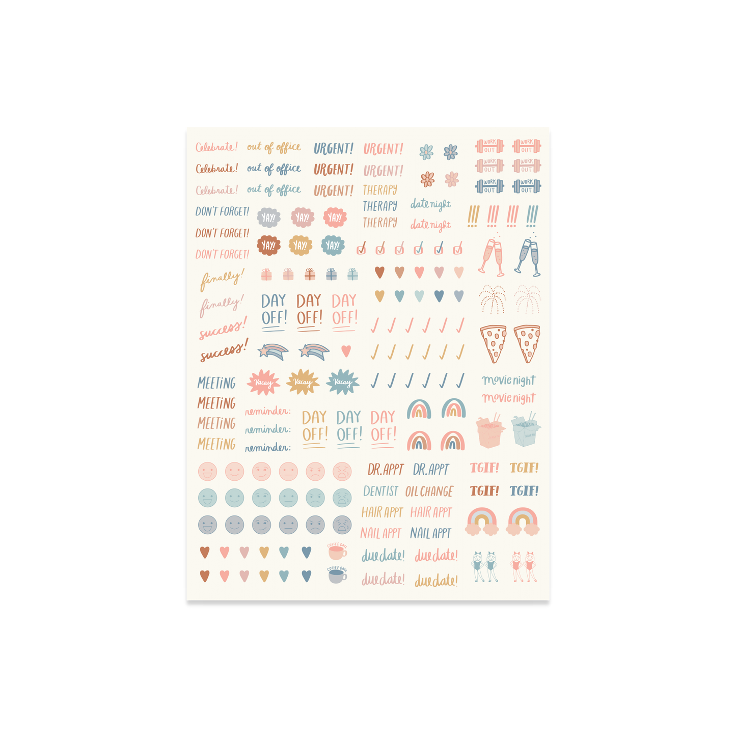 Planner Sticker Sheets