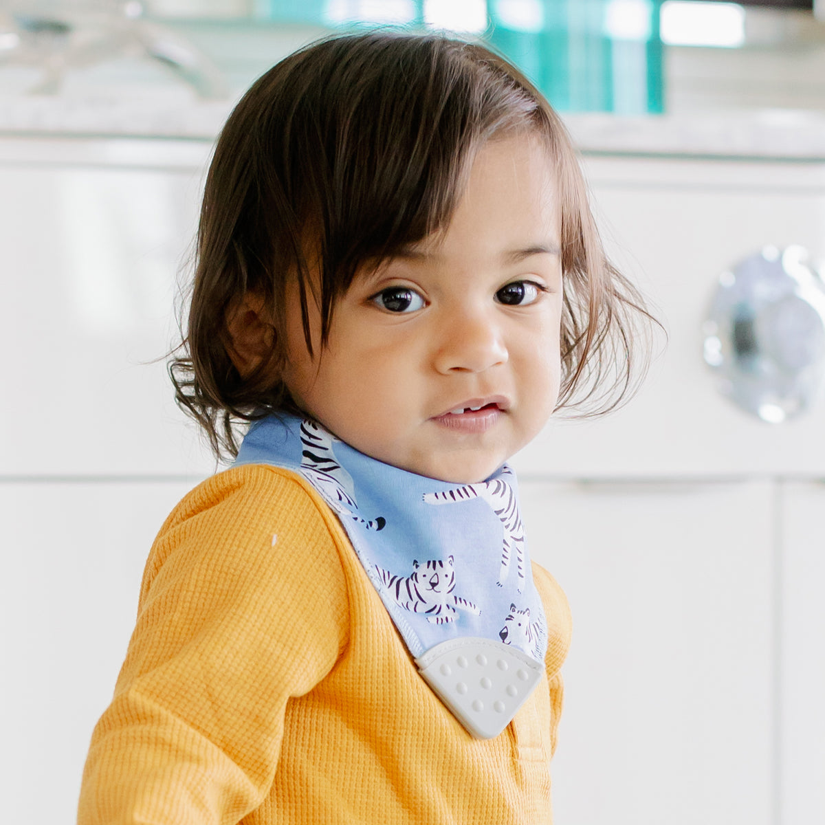 Banda Bib with Teether Attached  - Various Colors