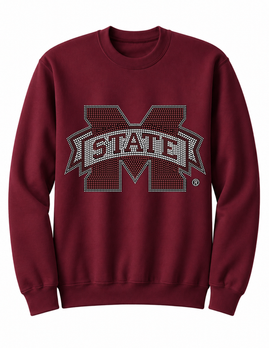 Mississippi State M State Maroon Sweatshirt