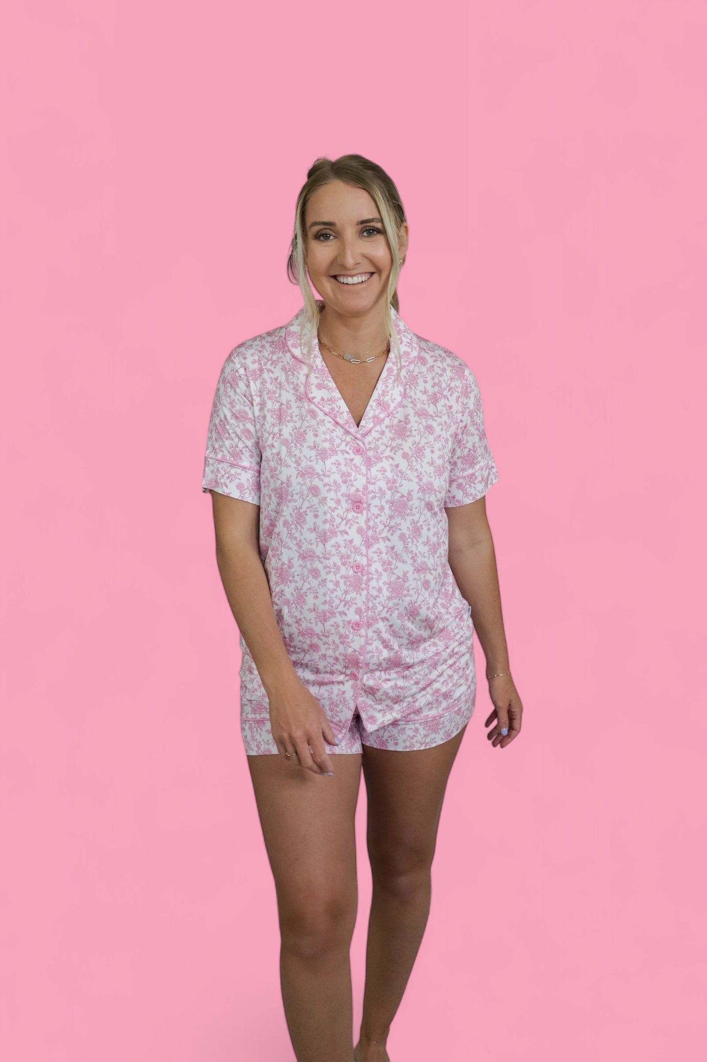 ROSEWOOD TOILE WOMEN’S DREAM SHORT SET