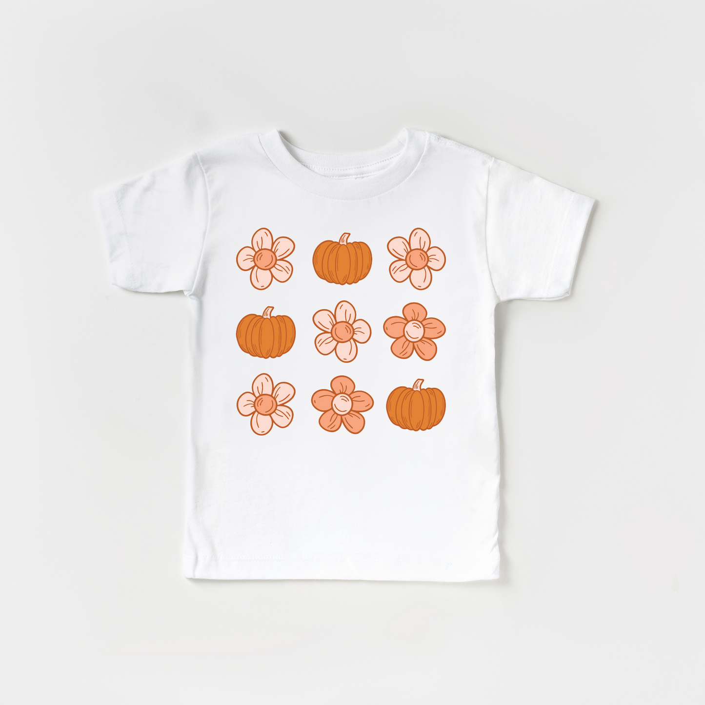 Pumpkins and Flowers