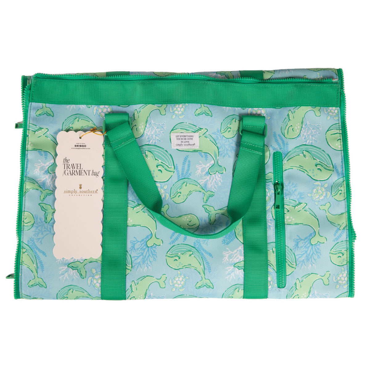 Simply Southern® Garment Travel Duffel: Whale