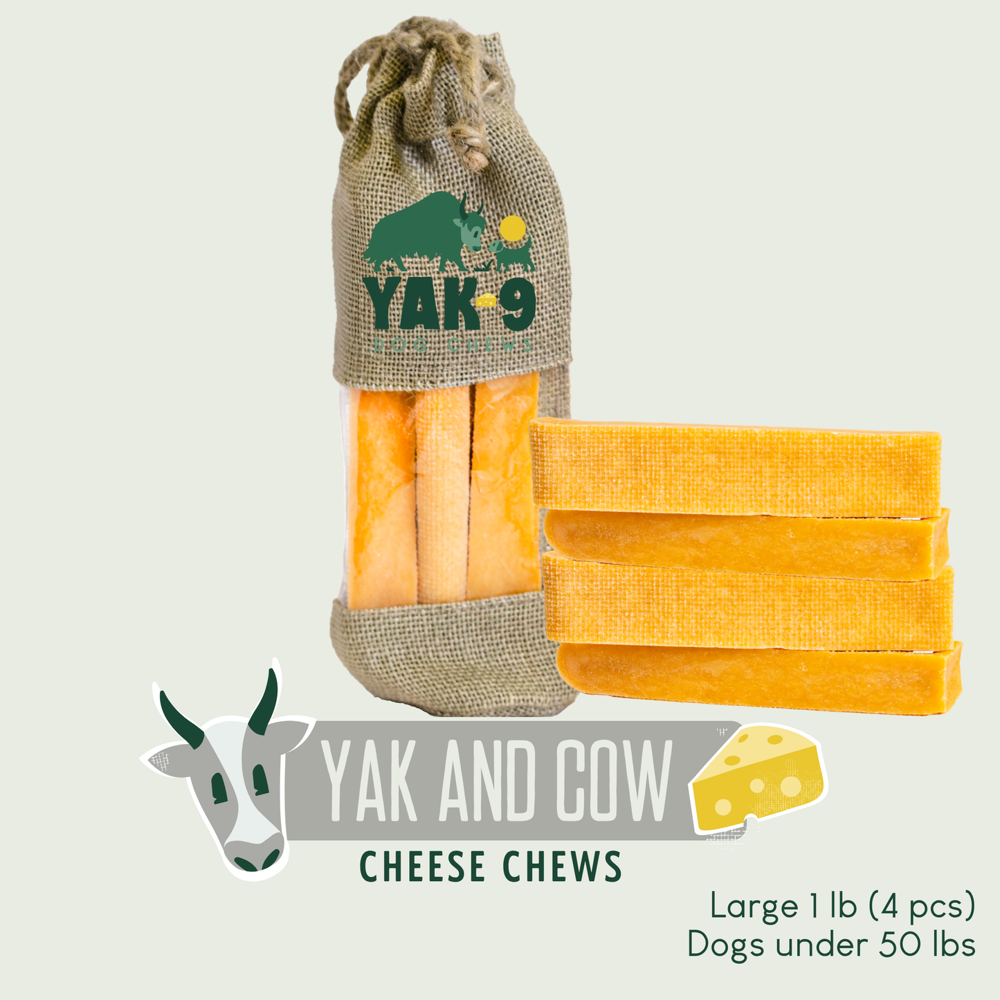 Yak and Cow Milk Chews for Dogs