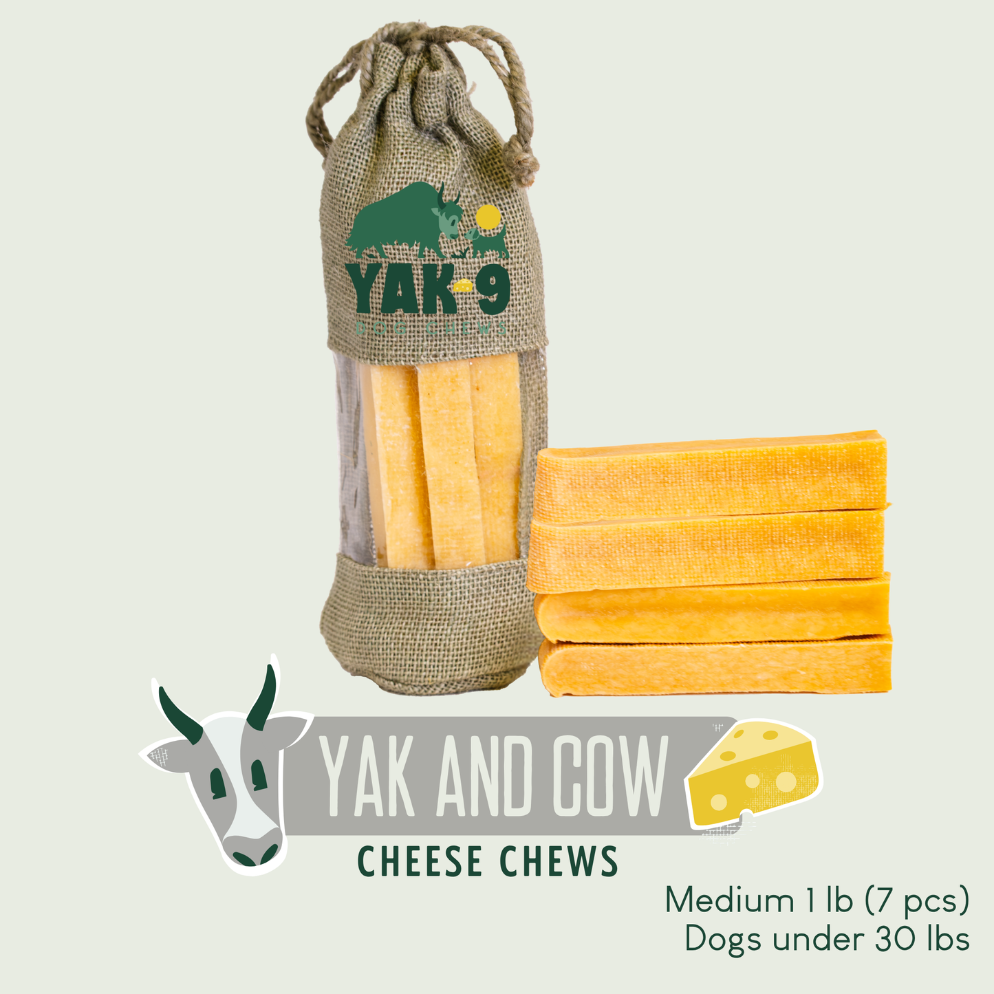Yak and Cow Milk Chews for Dogs