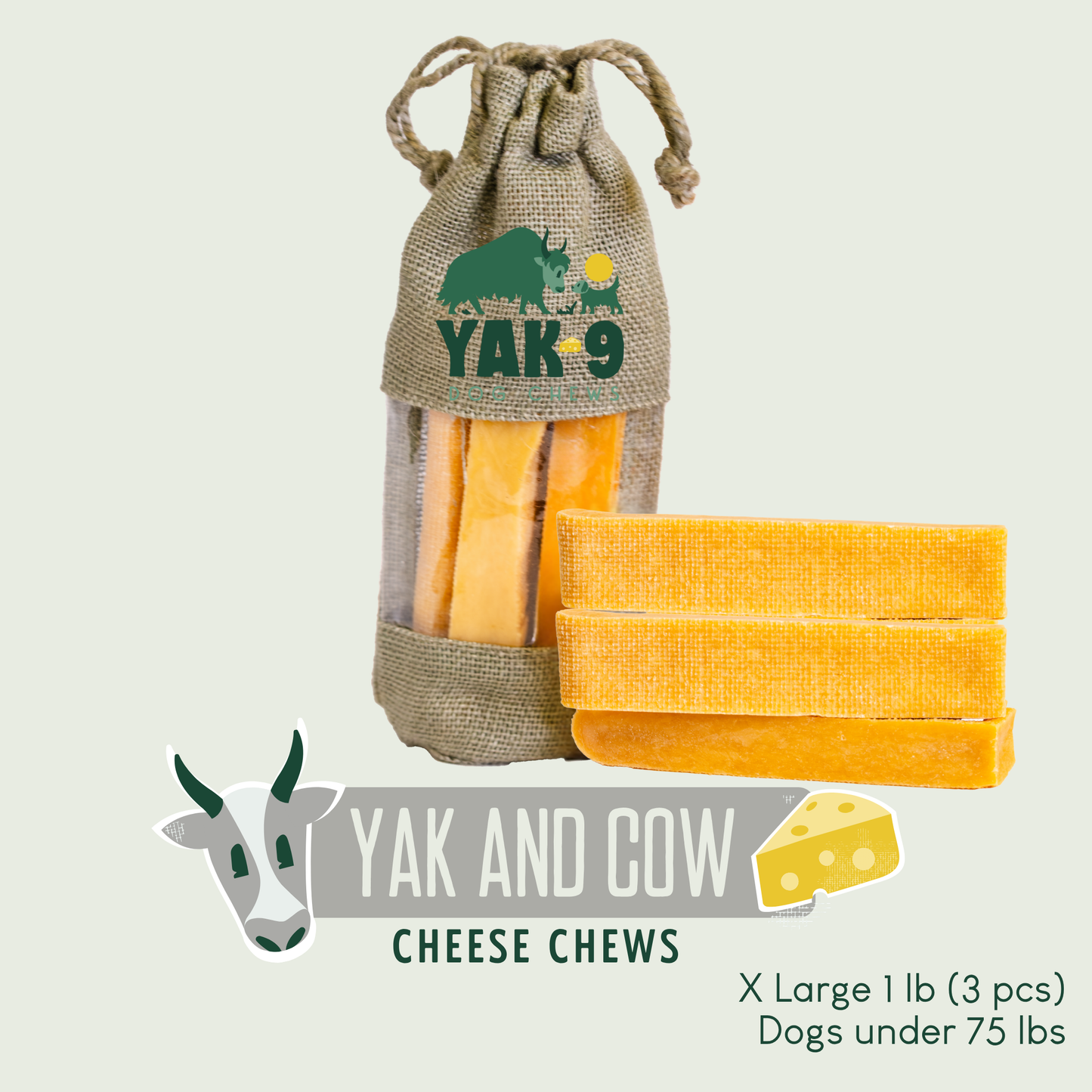Yak and Cow Milk Chews for Dogs