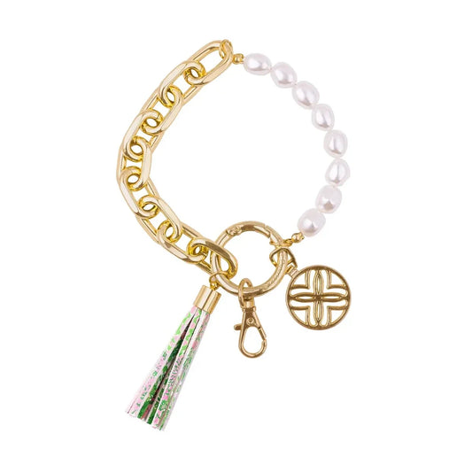 Lilly Pulitzer® Lime Feeling Good Chain Keychain