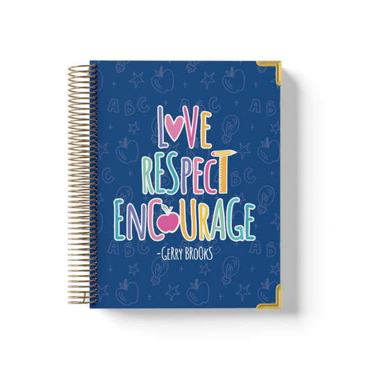 Gerry Brooks Teacher Planner by BERTEAU & Co.