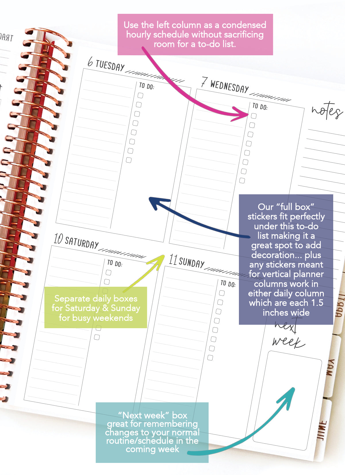 2026 Planner - Signature Layout, Spiral Bound - "Whimsical" (#202)