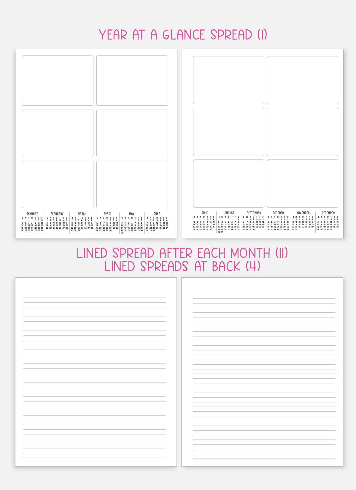 2026 Planner - Signature Layout, Spiral Bound - "Aurora" (#206)