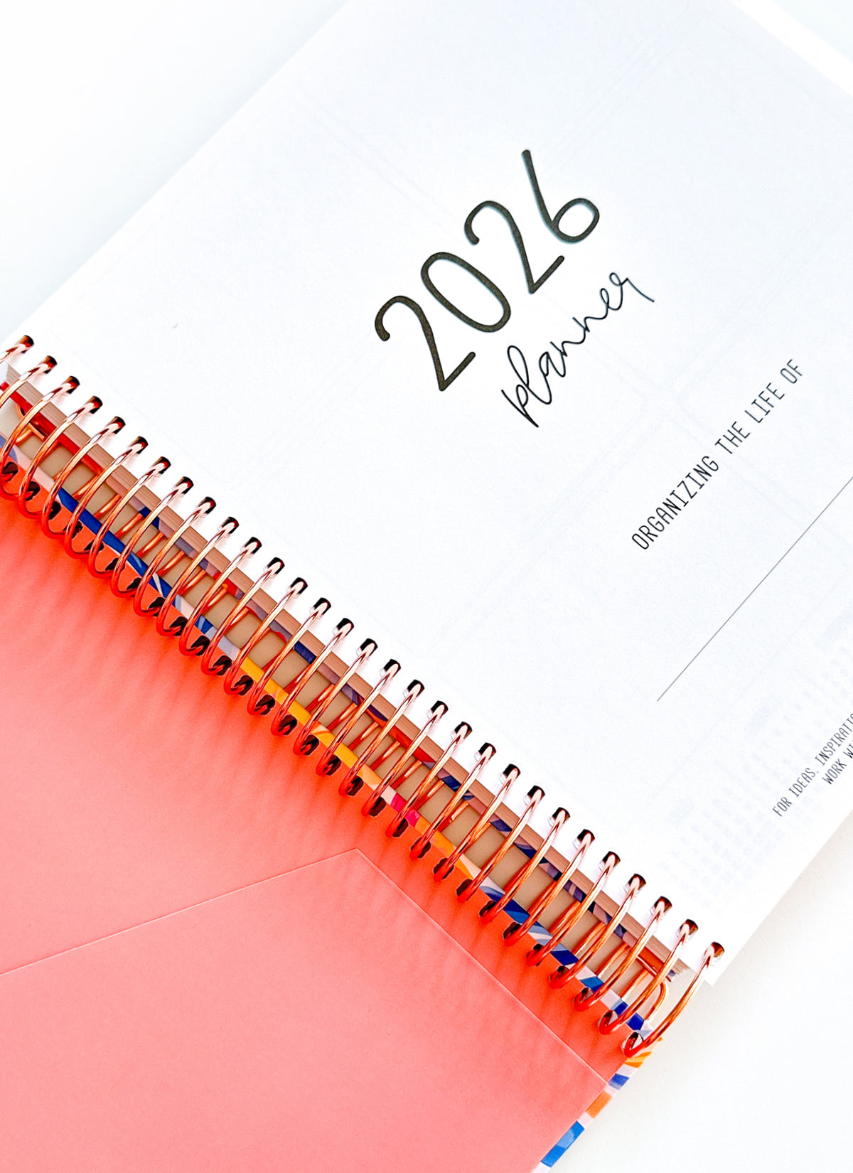 2026 Planner - Signature Layout, Spiral Bound - "Whimsical" (#202)