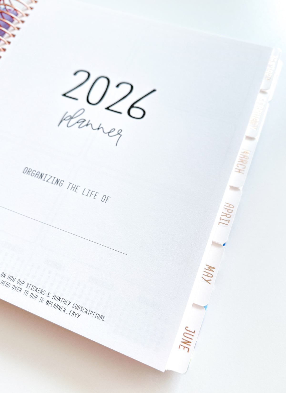 2026 Planner - Signature Layout, Spiral Bound - "Aurora" (#206)