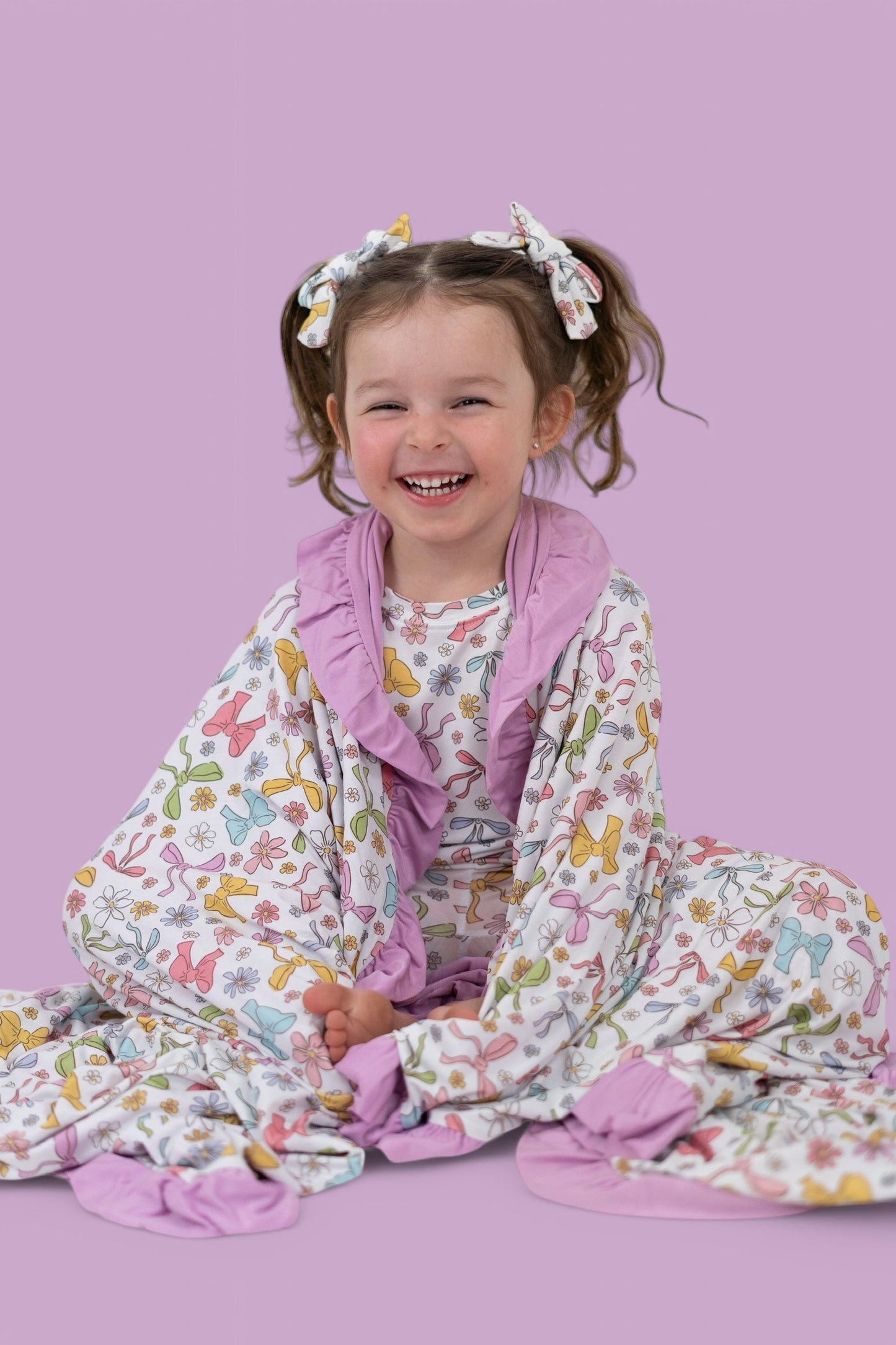 BOW GARDEN DREAM BOW HAIR CLIPS