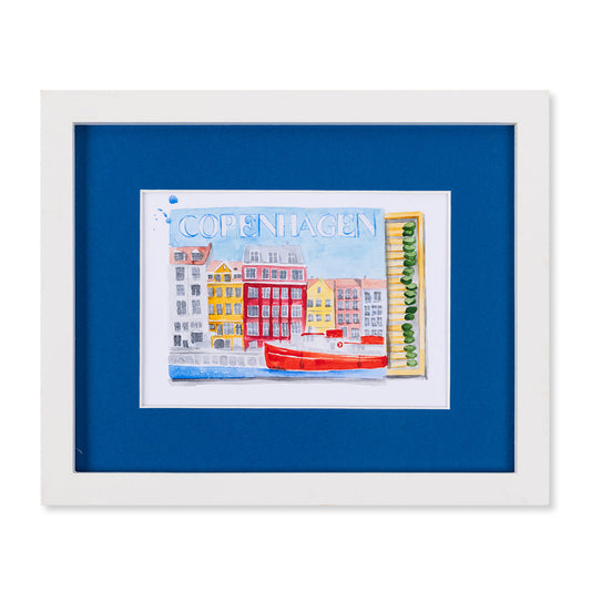 Copenhagen Matchbook Art Print