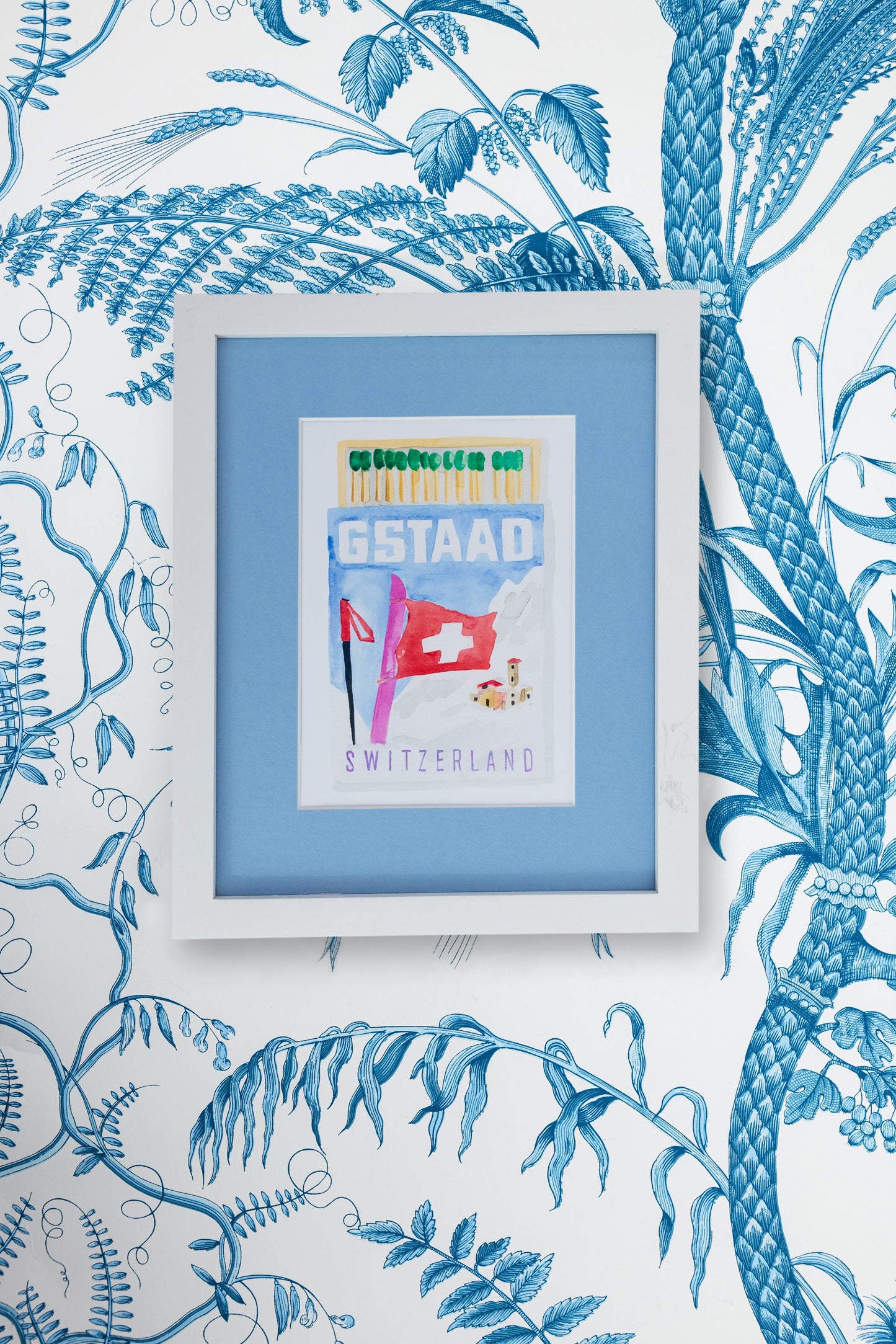 Gstaad Matchbook Art Print